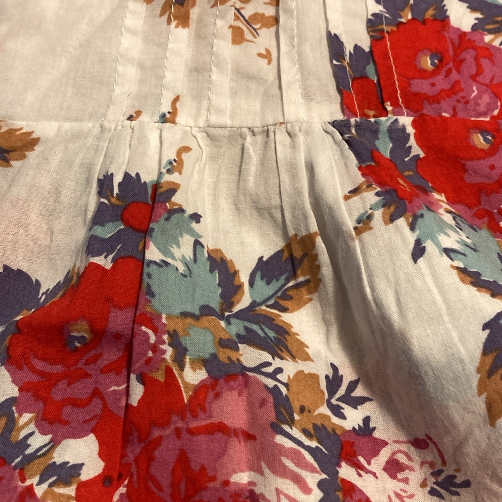 Floral Women's Top - Red and Purple - Picture 12 of 12